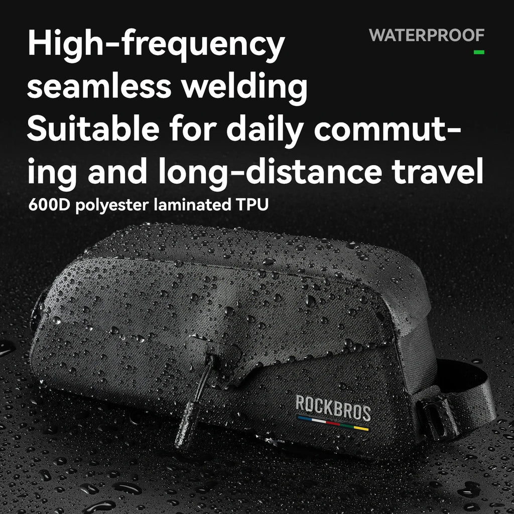 Bolsa de Tubo Superior ROCKBROS – Impermeable y Ligera para Accesorios de Bicicleta