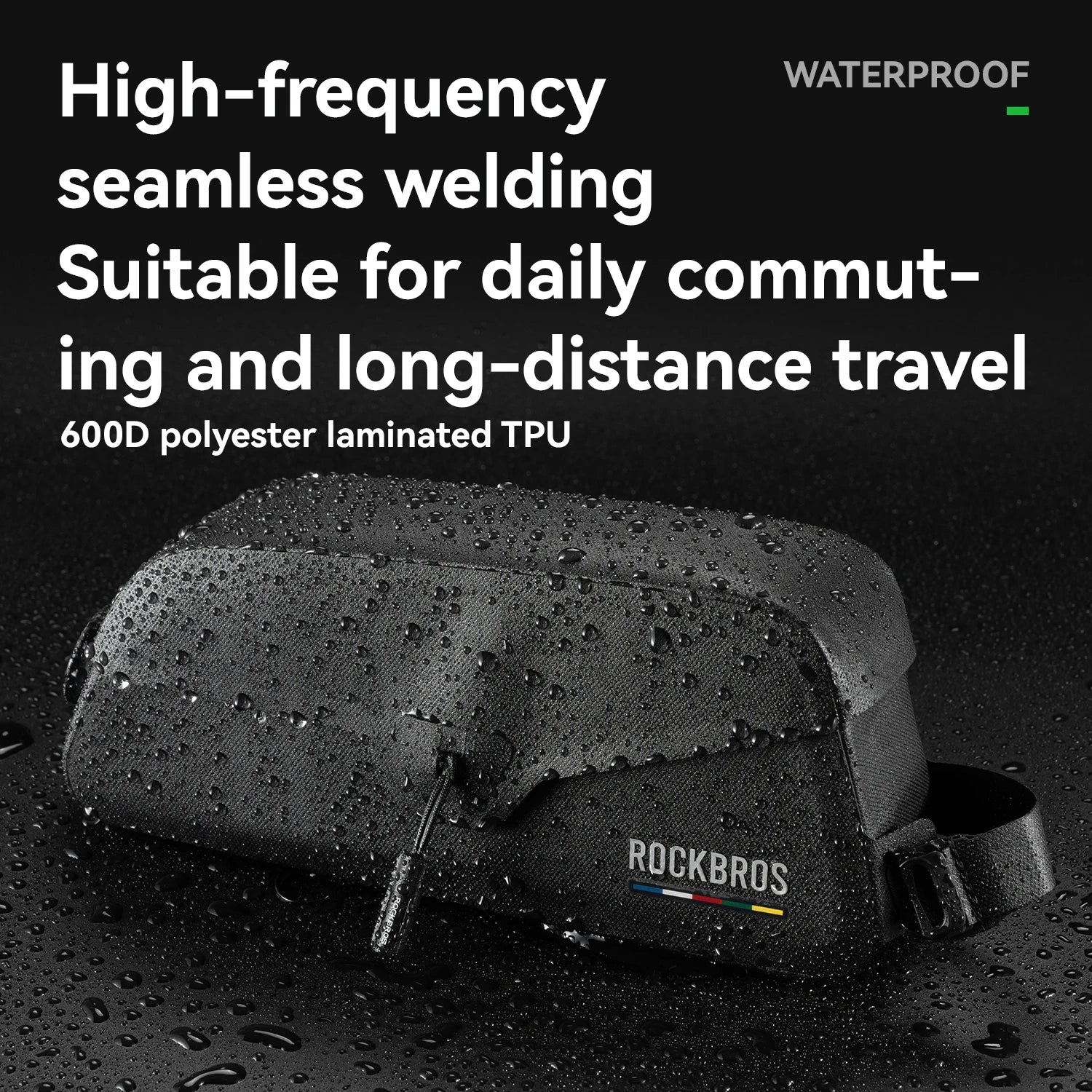 Bolsa de Tubo Superior ROCKBROS – Impermeable y Ligera para Accesorios de Bicicleta