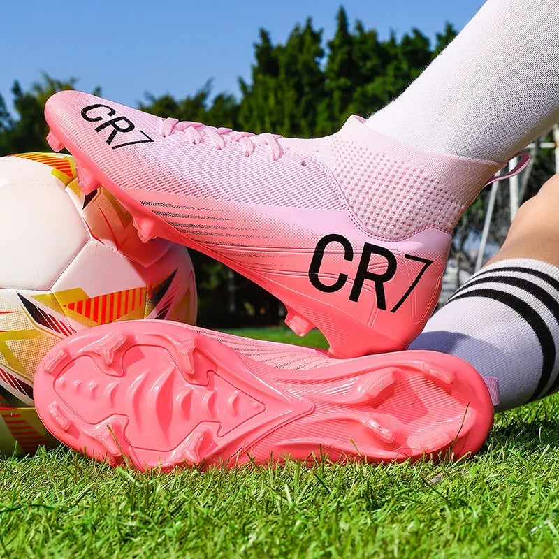 Men Field Football Soccer Cleats Breathable Shock Absorbing Outdoor Training Sports Running Casual Shoes
