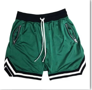 Summer Basketball Men Loose Sport Shorts Quick Drying Mesh Sports Five-point Pants Oversized Sports Shorts