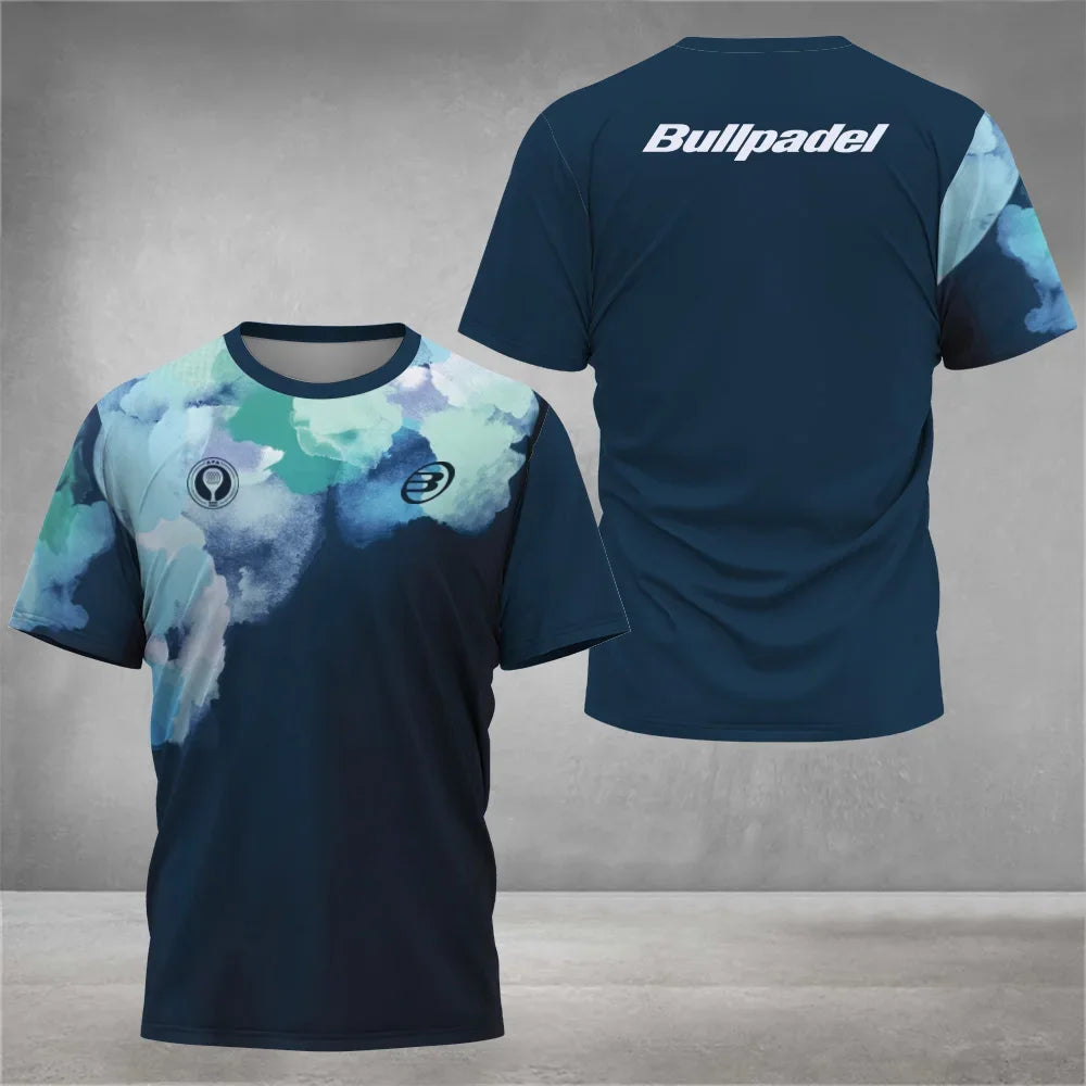 Cool Padel Breathable Short Sleeve Summer Quick Dry Short Sleeve Street Men's Top Outdoor Tennis T Shirt New Fitness Collection