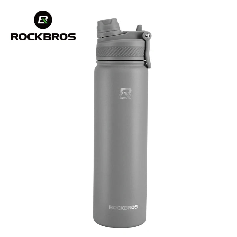 Botella Térmica ROCKBROS – Acero Inoxidable 304 para Deporte y Ciclismo