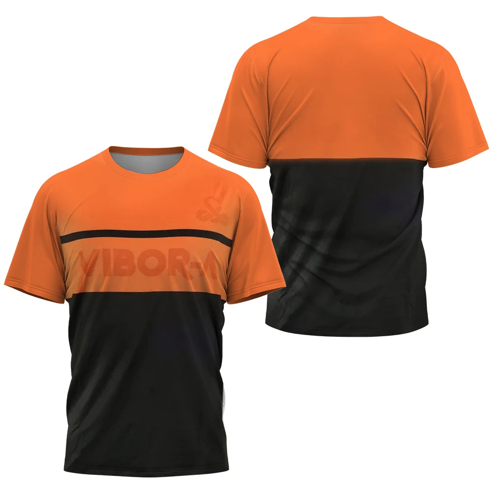 2024 Men's Fashion Breathable Tennis Sportswear Men's Sports Sweat Absorbent Padel Printed Ball Wear Men's Quick Drying T-Shirt