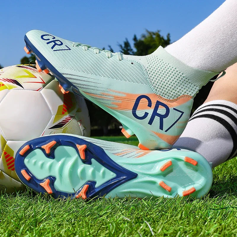 Men Field Football Soccer Cleats Breathable Shock Absorbing Outdoor Training Sports Running Casual Shoes