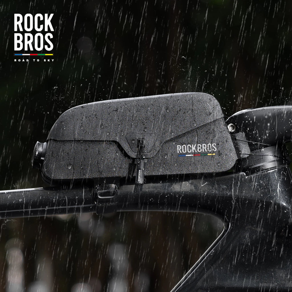 ROCKBROS ROAD TO SKY Bicycle Bags Magnetic Lid Top Tube Bag Waterproof Suction Front Bag Mobile Phone Bag