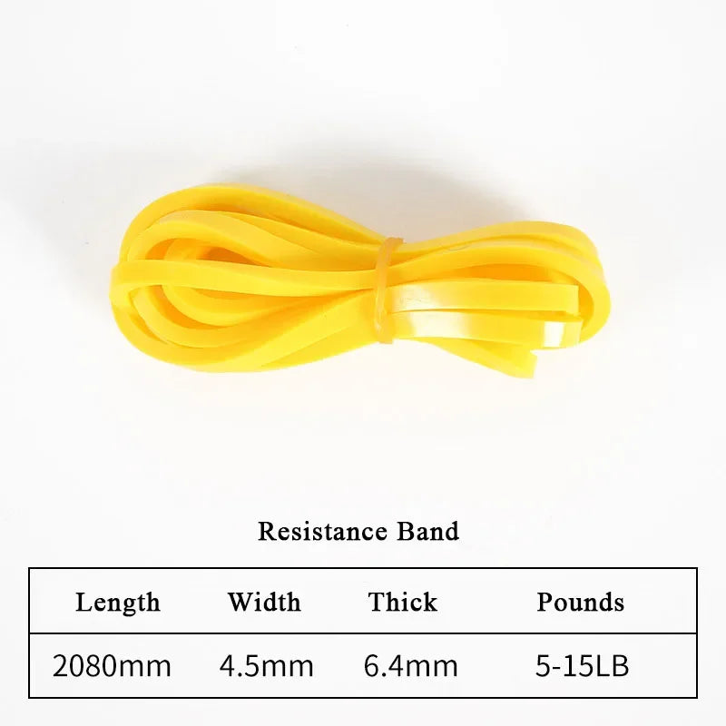 Banda elástica de látex de alta resistencia para ejercicios de dominadas, pilates, fitness, gimnasio en casa y tonificación corporal.