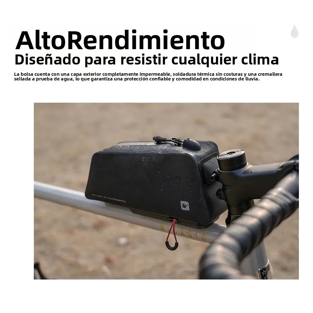 Rhinowalk  Front Top Tube Bag Waterproof Frame Bag Quick-Release Bike Accessories MTB Storage Cycling Bikepacking
