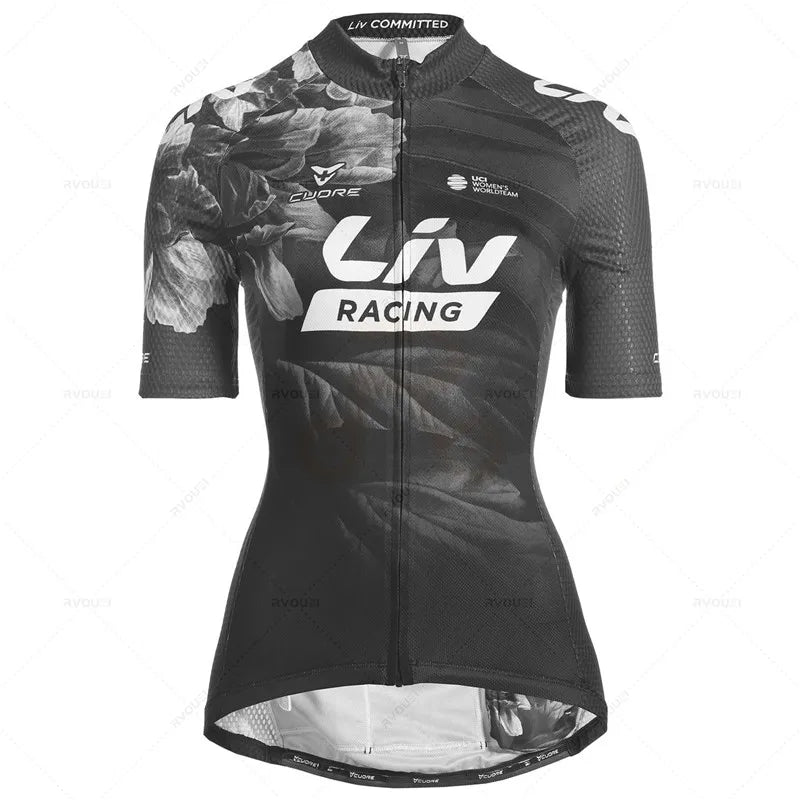 Maillot de ciclismo de verano para mujer Liv 2022, transpirable, para MTB, ropa de ciclismo de montaña, maillot, ropa de ciclismo