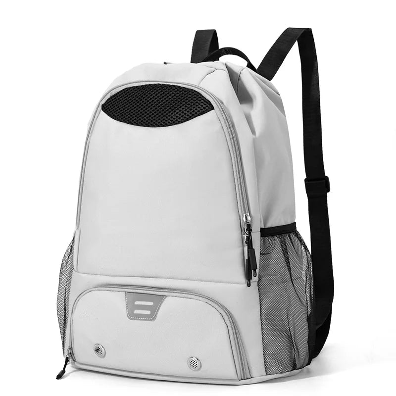 21L Large Capacity Basketball Sports Backpack Waterproof Shoe Compartment Drawstring Storage Bag Men Travel Cycling Camping Bags