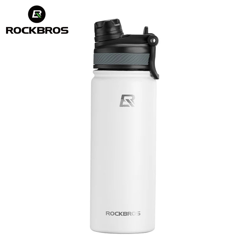 Botella Térmica ROCKBROS – Acero Inoxidable 304 para Deporte y Ciclismo