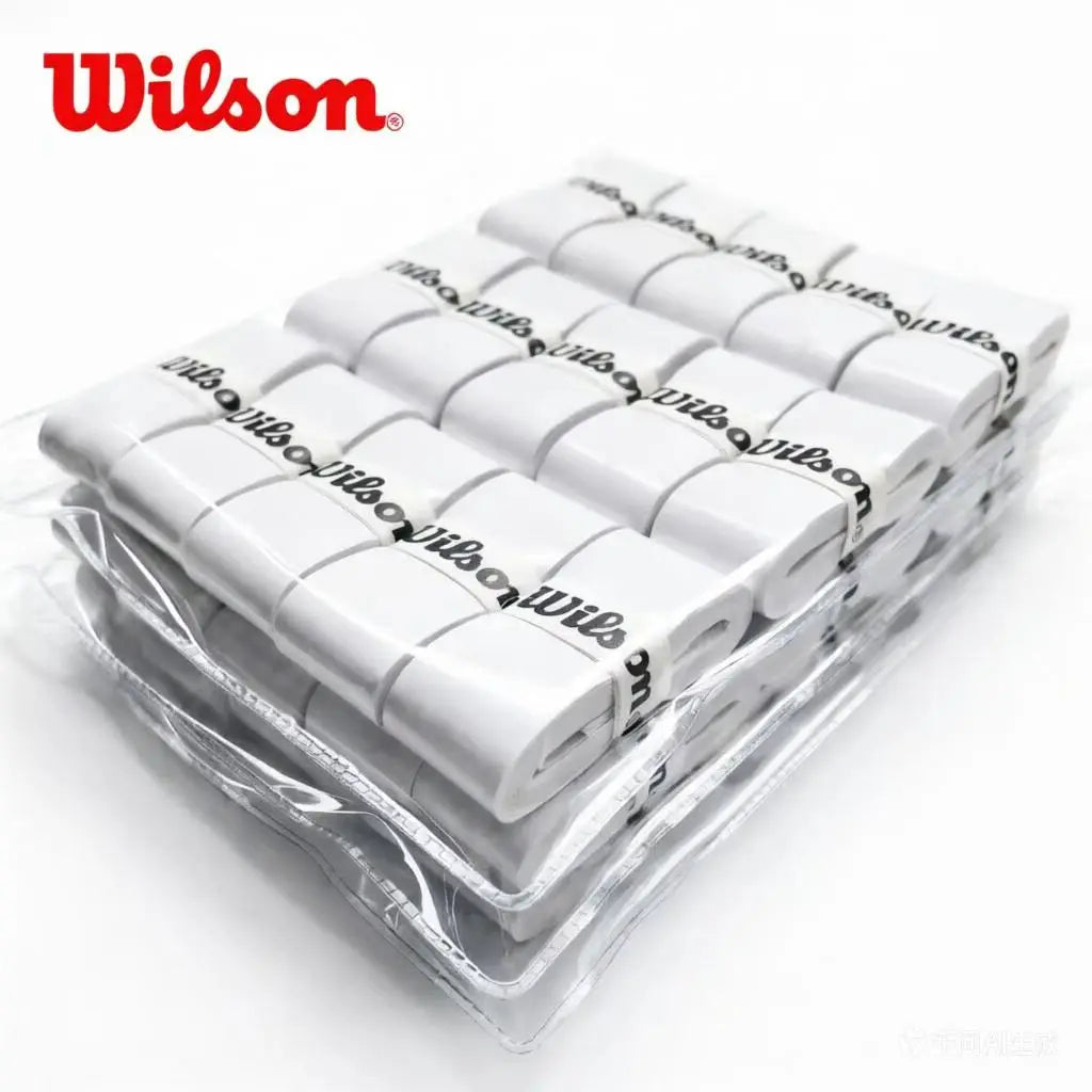 Wilson Tennis Racket Overgrip 15/30 PU Sweat Band Absorption Badminton Padel Racket Handle Grip Tennis Griptape Sport Equipment