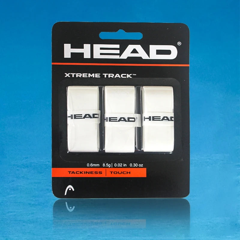 6PCS HEAD Tennis Overgrips Sweatband Absorption Grip Tennis Racket Hand Glue PU Anti-slip Racket Handle Strap Sweat Absorbent