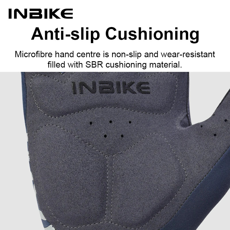Guantes de Ciclismo INBIKE Invierno – Dedo Completo con Pantalla Táctil y Gel