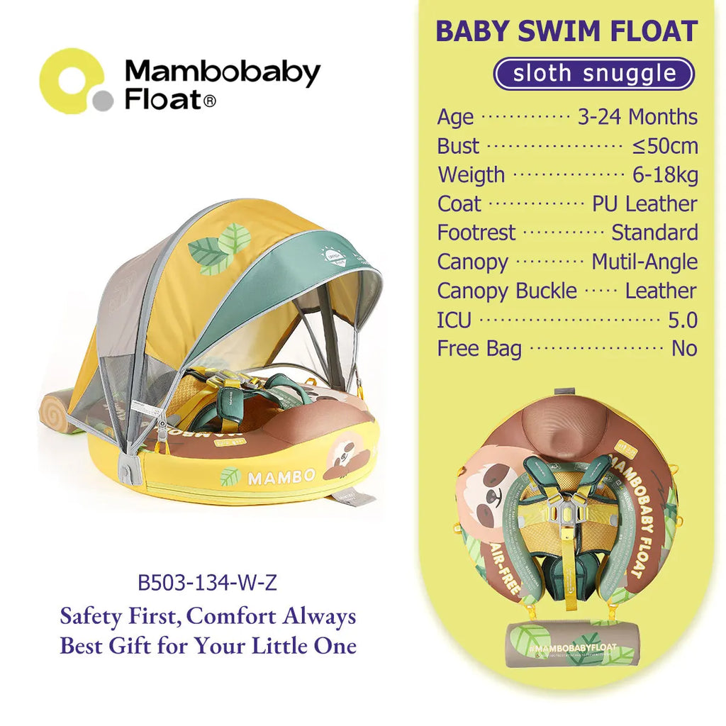 Mambobaby Baby Pool Float Vip 5 Dropshipping Blackproof Pool Mat For Infant Non-Inflatable Natation Buoy With Parasol Beach Toys