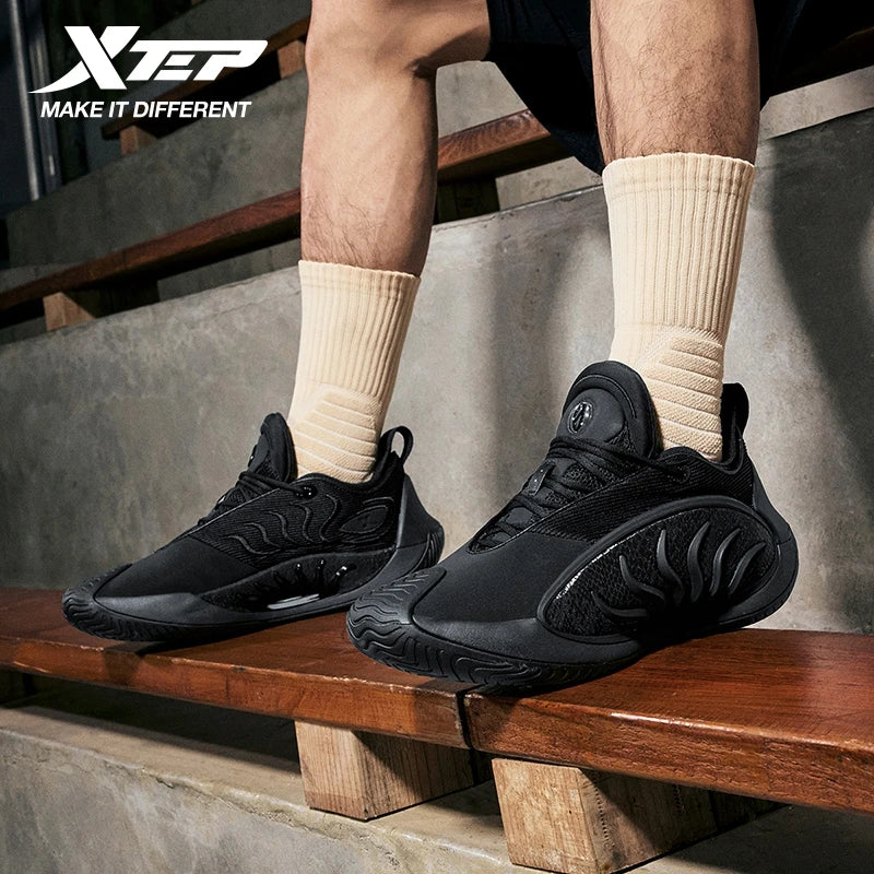 Xtep Sky 2.0 PU Basketball Shoes Sports For Men 2026 Practical Guard Winter New Combat Training Durable Sneakers 874119120009