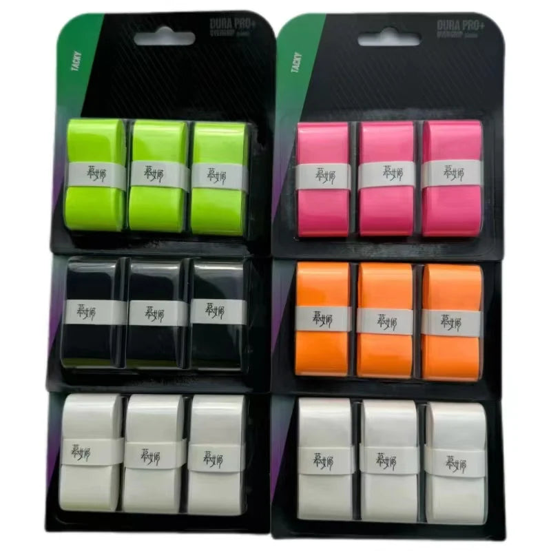 3pcs/lot Tennis Overgrip Anti Slip Padel Racket Hand Glue Rackets Grip Tape Training Sweatband Badminton Accessories