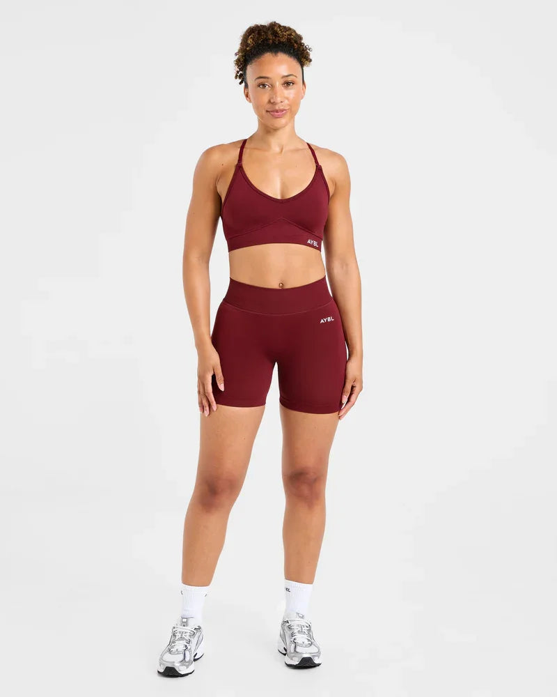 Conjunto Deportivo Yoga Mujer AYBL — Sujetador + Shorts Sin Costuras