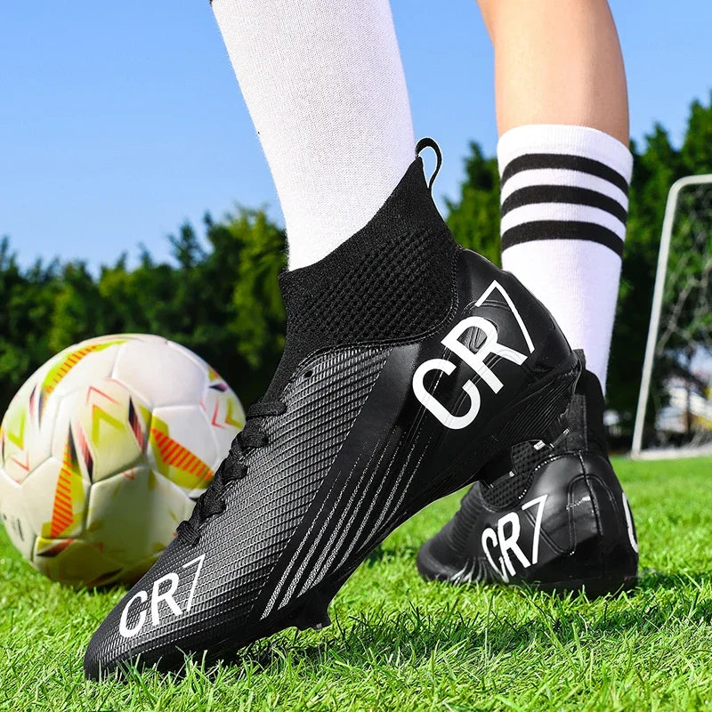 Men Field Football Soccer Cleats Breathable Shock Absorbing Outdoor Training Sports Running Casual Shoes