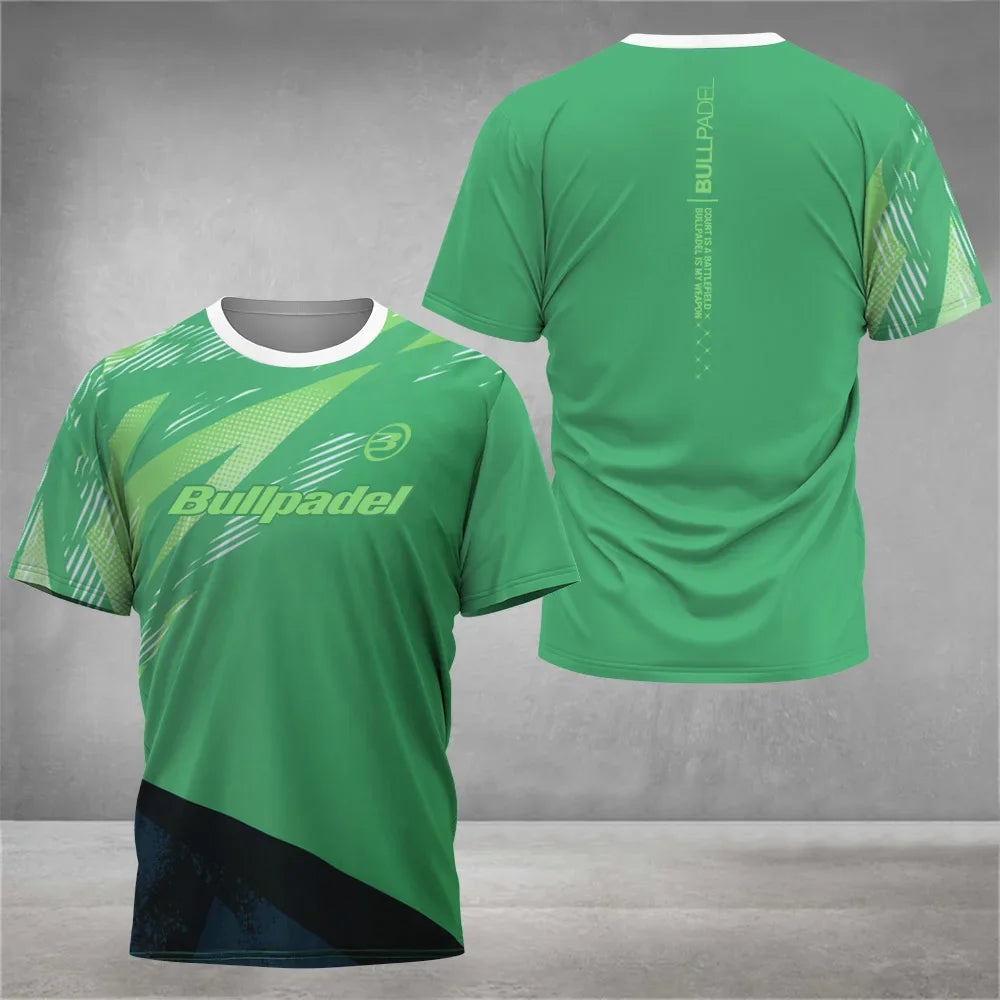 Cool Padel Breathable Short Sleeve Summer Quick Dry Short Sleeve Street Men's Top Outdoor Tennis T Shirt New Fitness Collection