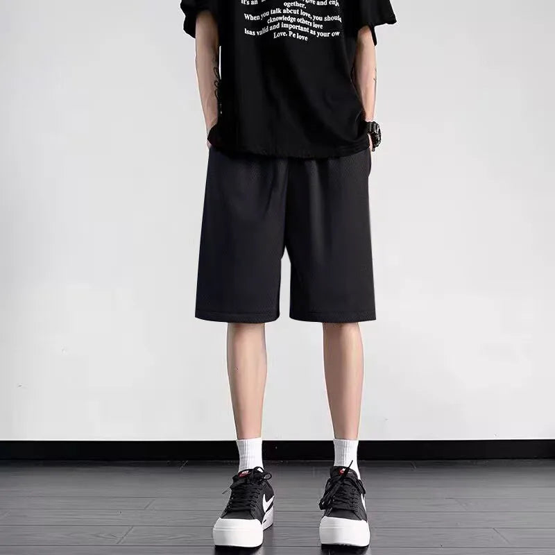 NEW 2026 Solid Football Training Shorts Men's Summer Bottoms Running Basketball Soccer Shorts male Tennis Badminton Sports Short